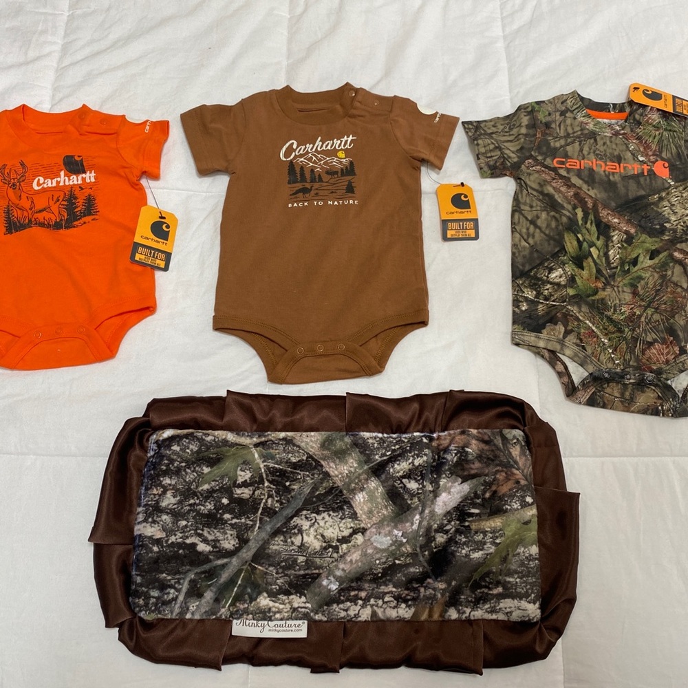 Baby boy Carhartt/camo set